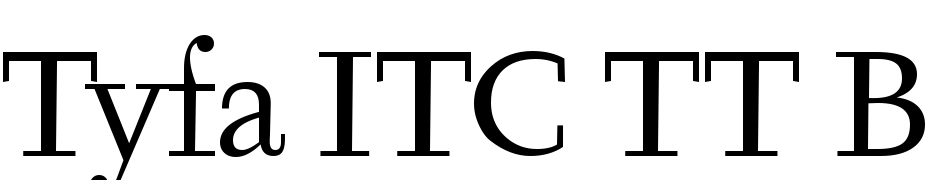 Tyfa ITC TT Book Yazı tipi ücretsiz indir